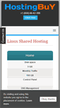Mobile Screenshot of hostingbuy.net
